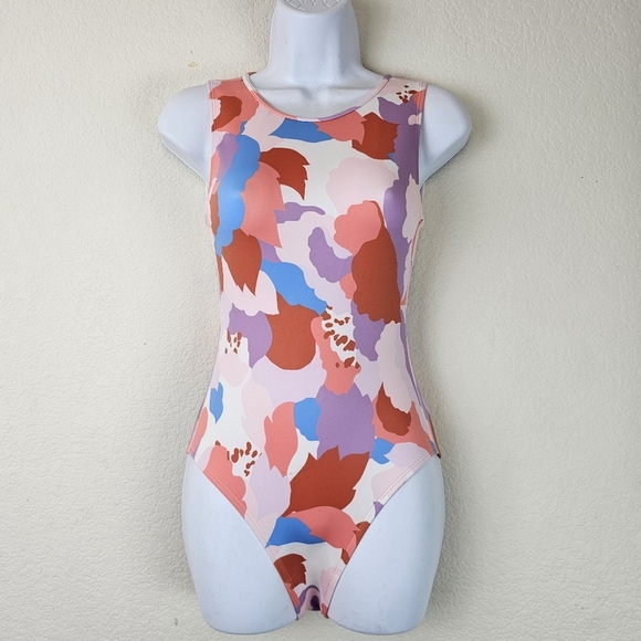 Jolyn x Eryn Krouse Leilani One Piece Surf Swimsuit Size S Open Back UPF 50+ - Picture 3 of 12